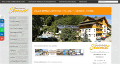 Desktop Screenshot of hotel-steindl.com